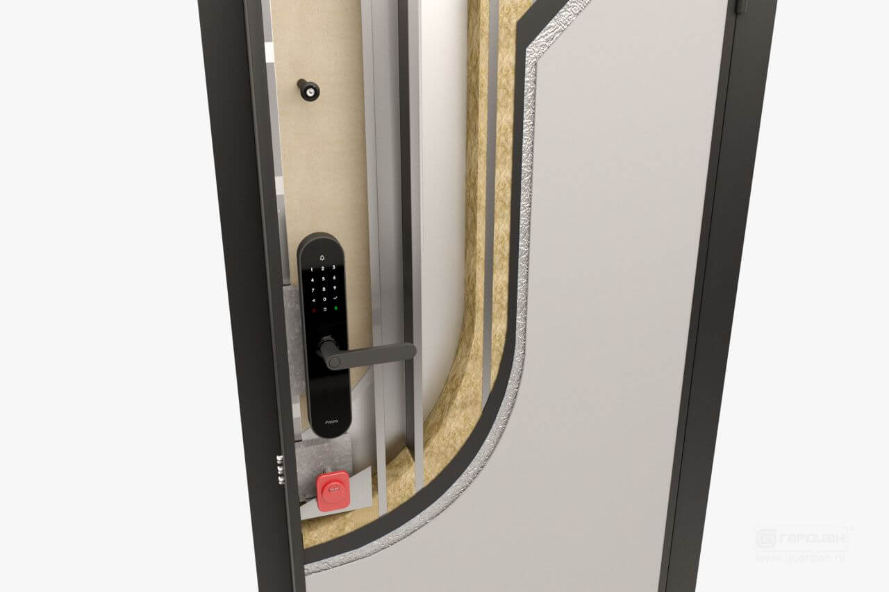 Стальная дверь Smart 70 Гардиан® – Броненакладка