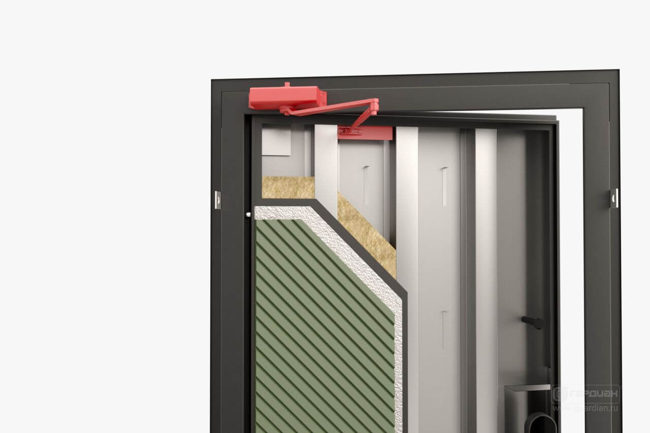 Стальная дверь Smart 70 Гардиан® – Доводчик
