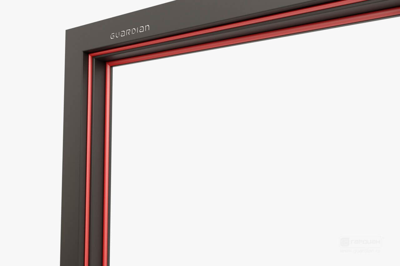 Стальная дверь Smart 70 Гардиан® – Два контура уплотнителя