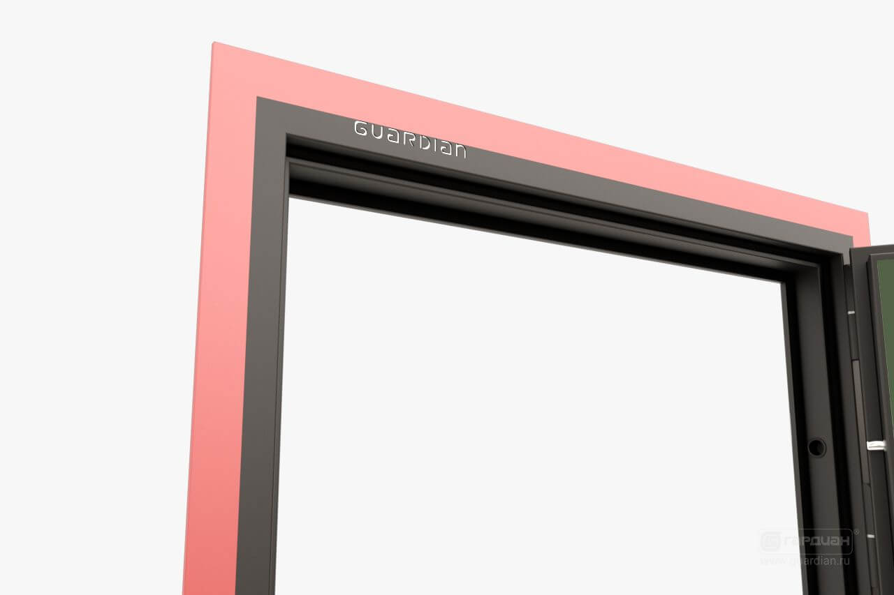 Стальная дверь Smart 70 Гардиан® – Отбортовка коробки двери «Металлический наличник»