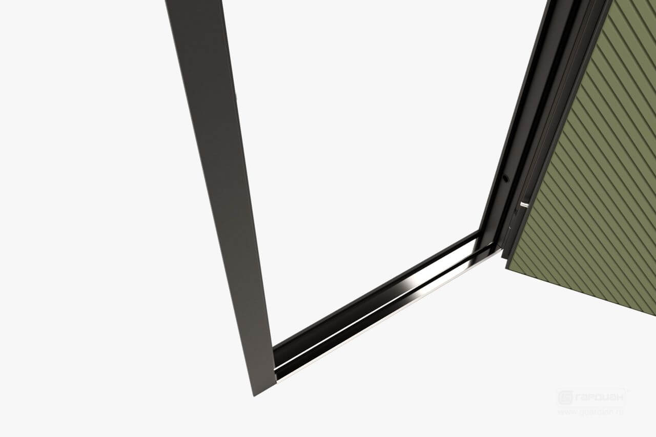 Стальная дверь Smart 70 Гардиан® – Порог из нержавеющей стали