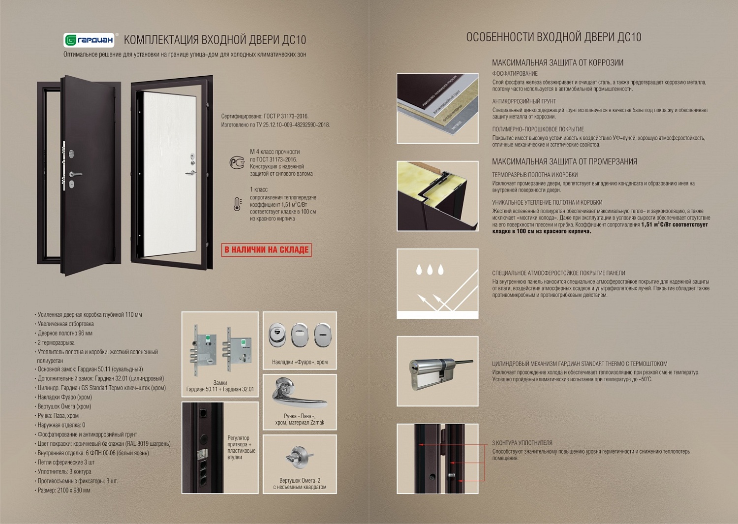 Входная дверь для коттеджа по спеццене