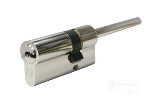 Цилиндровый механизм Гардиан GB ключ-хвостовик хром