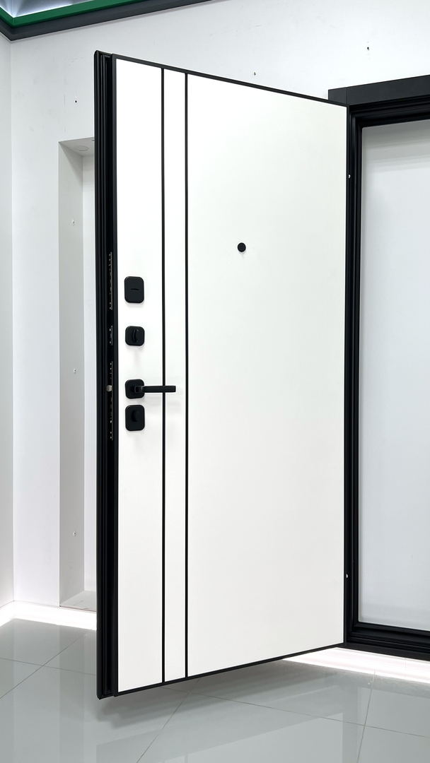 Стальная дверь FLAT 90 12 Комби Л 01 6 ФЛ 510