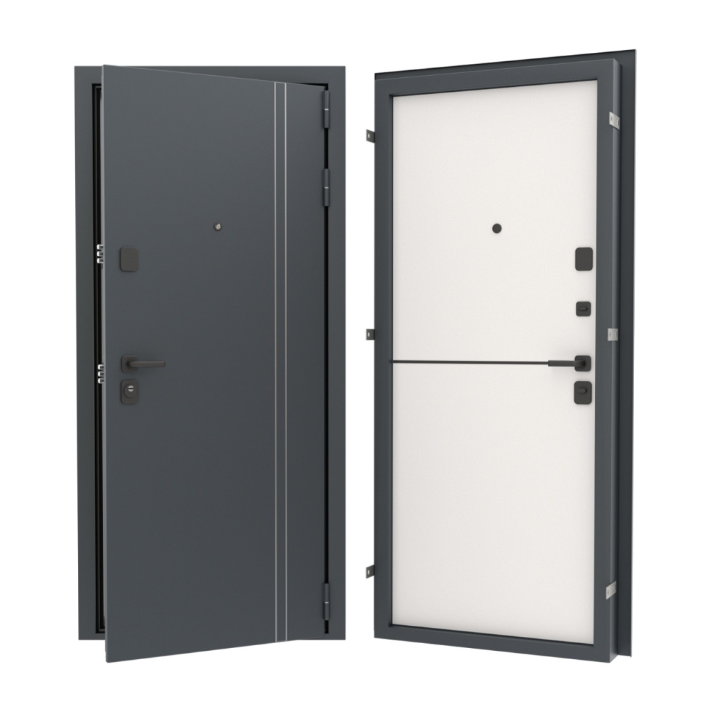 Стальная дверь FLAT 90 с современной отделкой Вектор