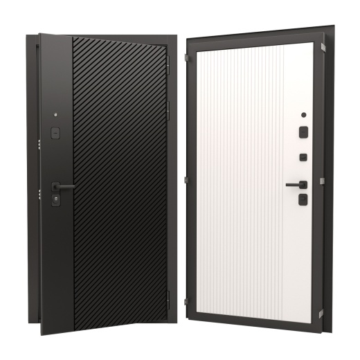 Стальная дверь FLAT 90 с современной панелью