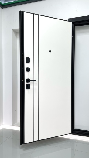 Стальная дверь FLAT 90 12 Комби Л 01 6 ФЛ 510